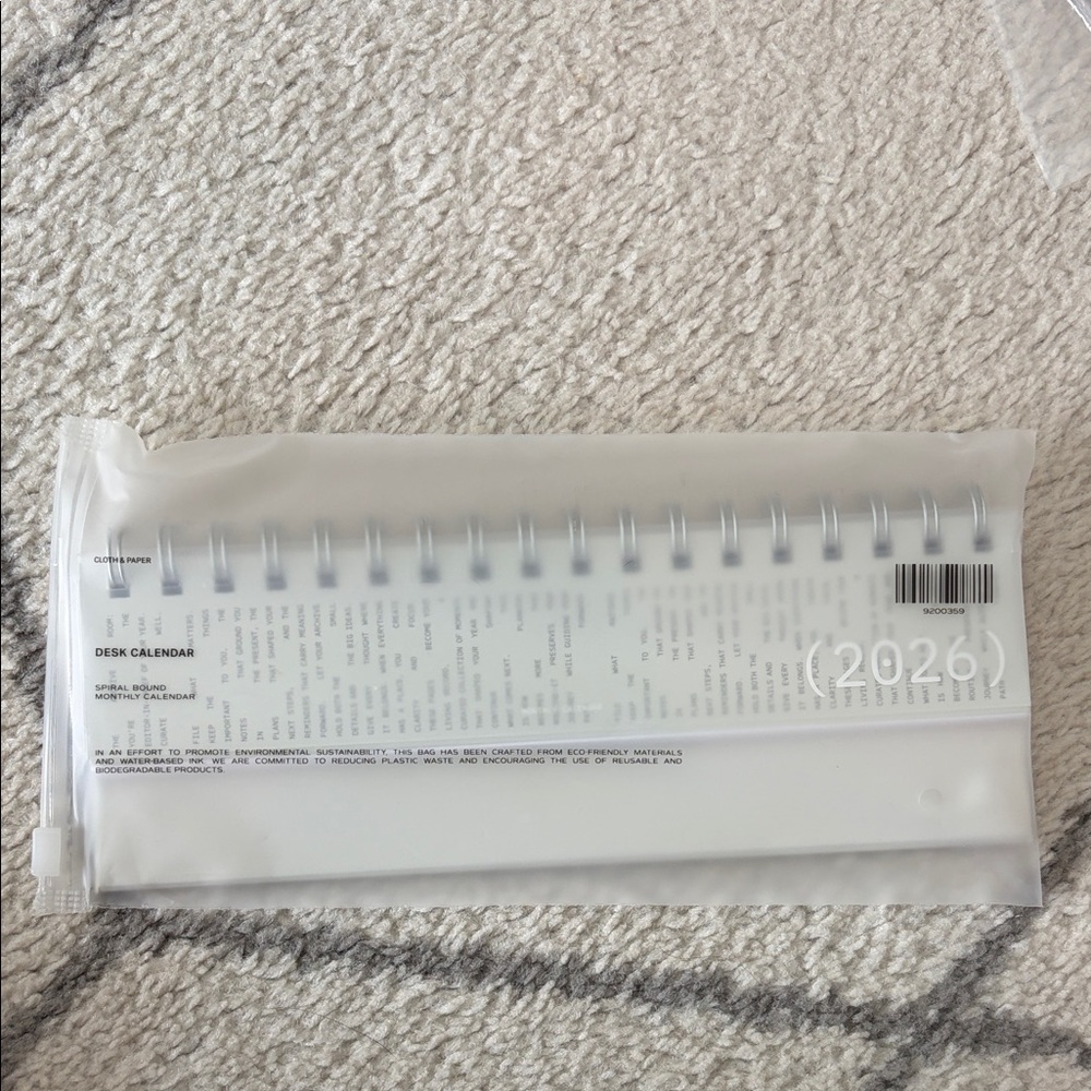 2026 Desk Calendar